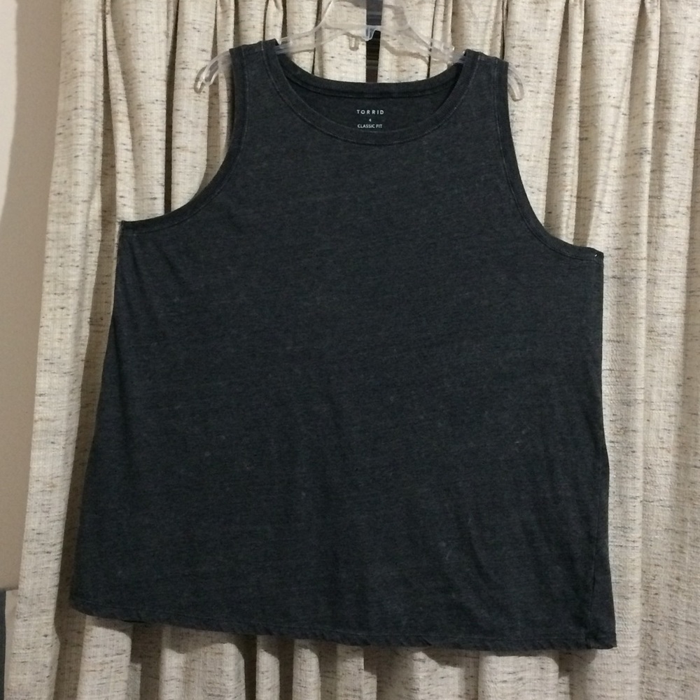 Torrid Vintage Triblend Jersey Crew Neck Tank